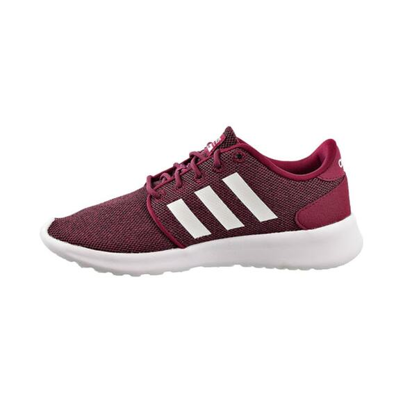 Adidas Cloudfoam QT Racer Running Women's Shoes - Maroon/White - Picture 4 of 16